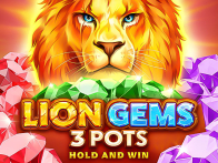Lion Gems 3 Pots: Hold and Win